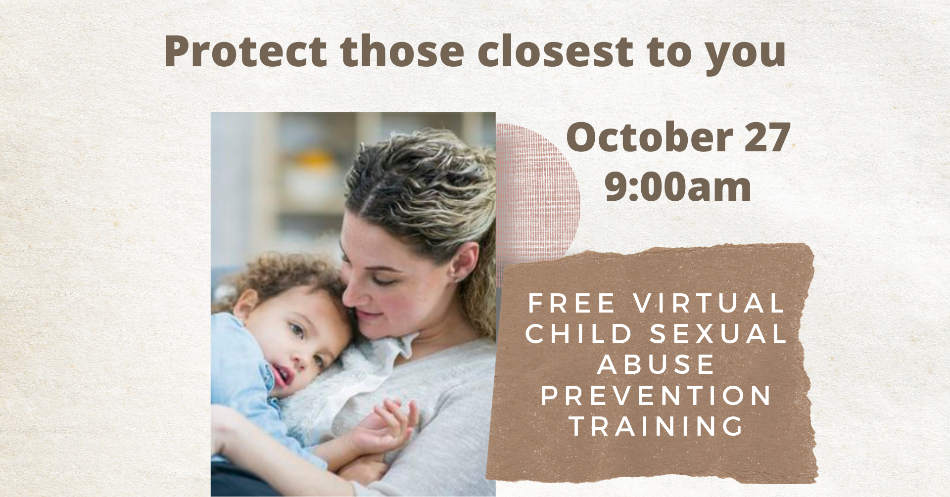 Free Child Abuse Prevention Training | Children’s Safety Center of ...